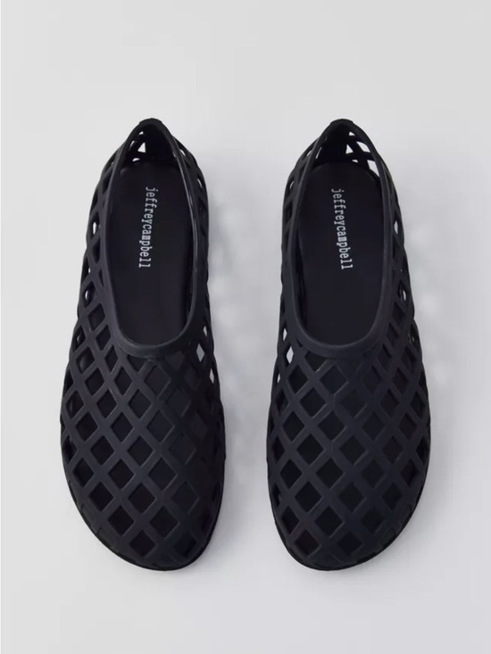 Jeffrey Campbell Shoes - Jeffrey Campbell Jellz Perforated Jelly Flat